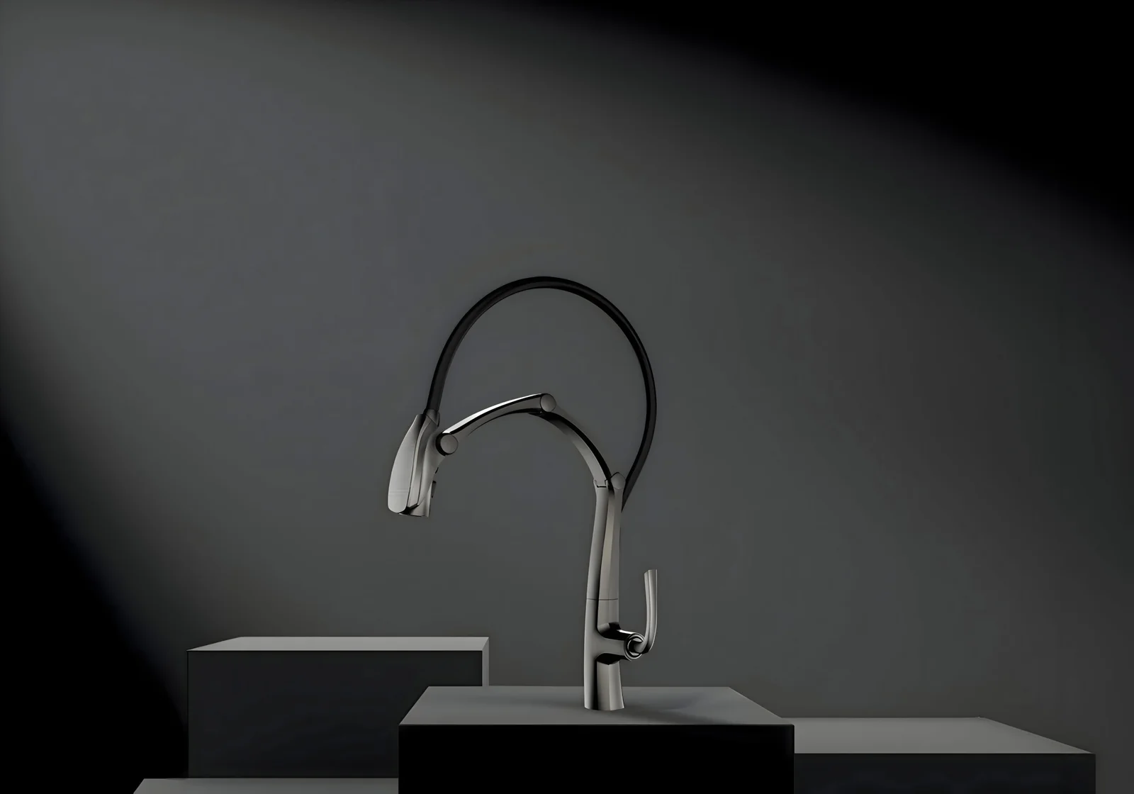 Flexible Spout Kitchen Faucet(MKF-30421) thumbnail 2